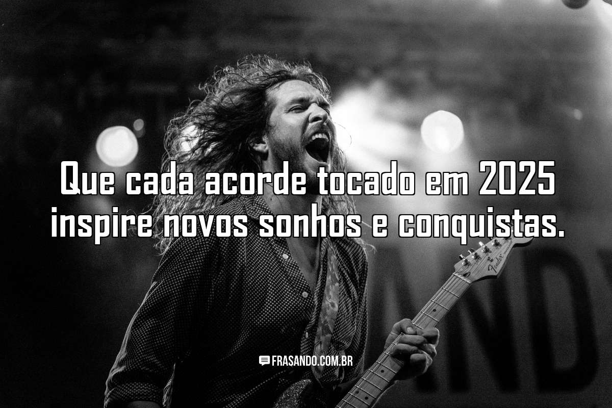 Que cada acorde tocado em 2025 inspire novos sonhos e conquistas.